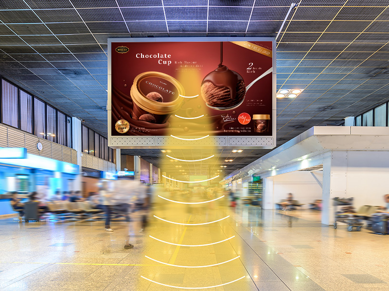 LED廣告屏與定向發(fā)聲設(shè)備結(jié)合使用