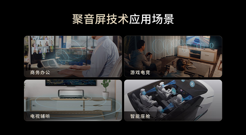 清聽聲學(xué)聚音屏技術(shù)應(yīng)用場(chǎng)景
