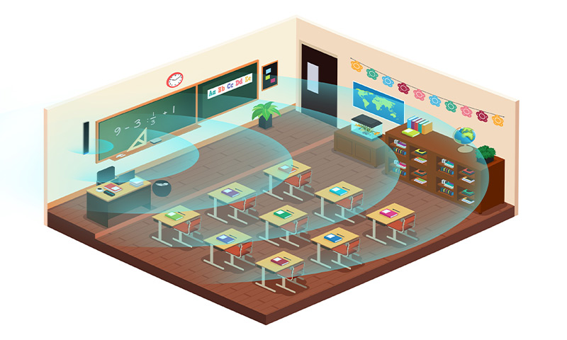 清聽聲學教室均衡聲場系統