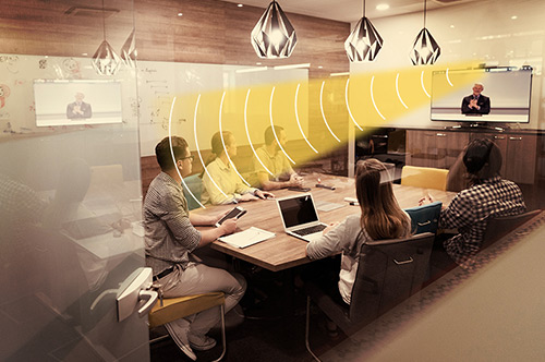 辦公會(huì)議集成定向音頻技術(shù)